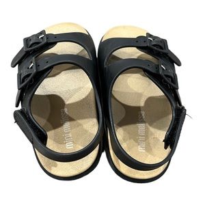 Mini Melissa Size 7 Black Sandal